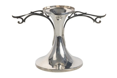 Lot 978 - GEORGE V SILVER CANDLESTICK