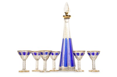 Lot 1268 - VENETIAN GLASS DECANTER SET