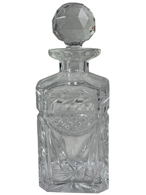 Lot 64 - THREE CUT CLASS DECANTERS