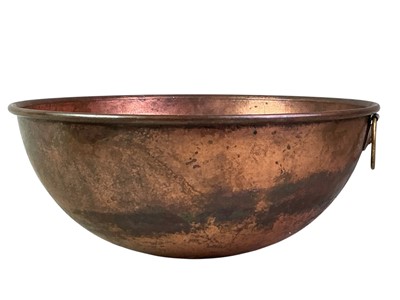 Lot 154 - LARGE COPPER BOWL