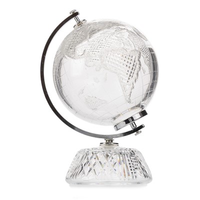 Lot 1273 - WATERFORD CRYSTAL DESK GLOBE