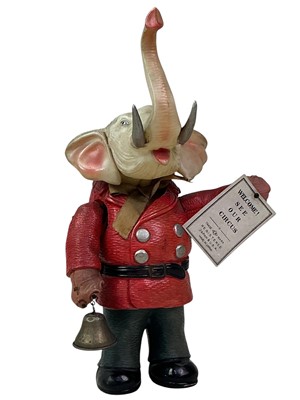 Lot 344 - 1930'S JAPANESE CELLULOID CLOCKWORK ELEPHANT FIGURE