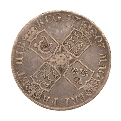 Lot 104 - QUEEN ANNE SILVER CROWN