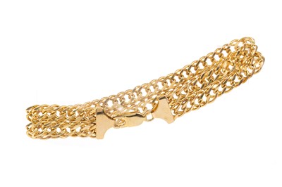 Lot 738 - GOLD BRACELET