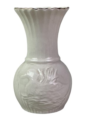 Lot 186 - BELLEEK PORCELAIN VASE