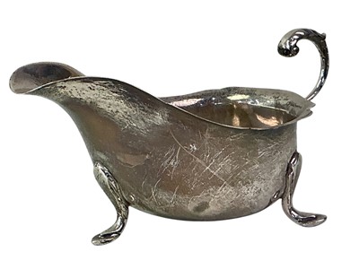 Lot 295 - SILVER SAUCEBOAT