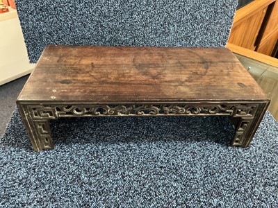 Lot 1372 - PAIR OF CHINESE HARDWOOD STANDS