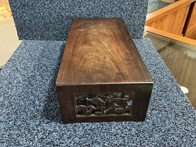 Lot 1372 - PAIR OF CHINESE HARDWOOD STANDS