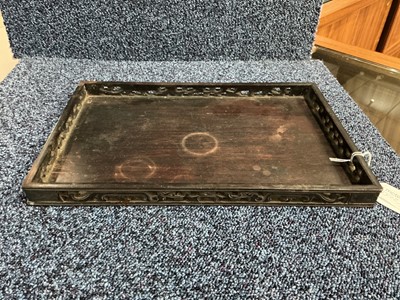 Lot 1372 - PAIR OF CHINESE HARDWOOD STANDS