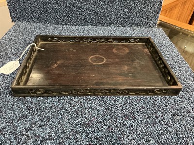 Lot 1372 - PAIR OF CHINESE HARDWOOD STANDS