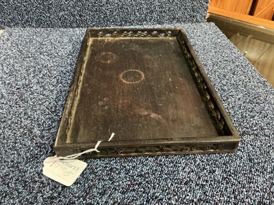 Lot 1372 - PAIR OF CHINESE HARDWOOD STANDS