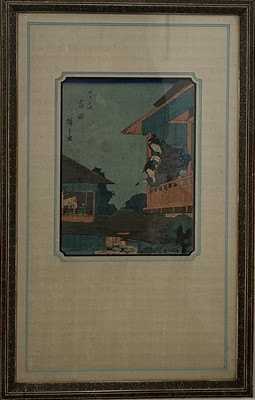 Lot 1373 - TWO JAPANESE WOODBLOCK PRINTS