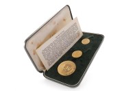 Lot 502 - ISLE OF MAN GOLD COIN SET to include a gold £5...