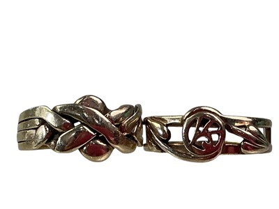 Lot 322 - TWO GOLD RINGS