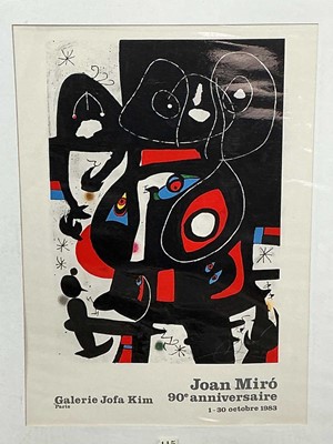 Lot 273 - COLLECTION OF JOAN MIRO PRINTS