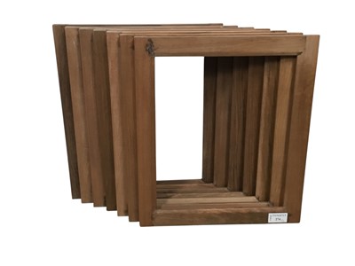 Lot 274 - GROUP OF SIX HARDWOOD FRAMES