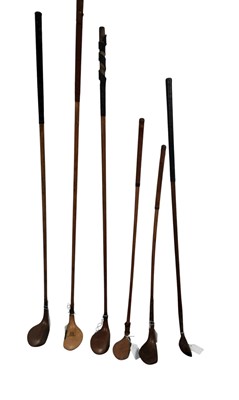 Lot 1721 - COLLECTION OF VINTAGE GOLF CLUBS