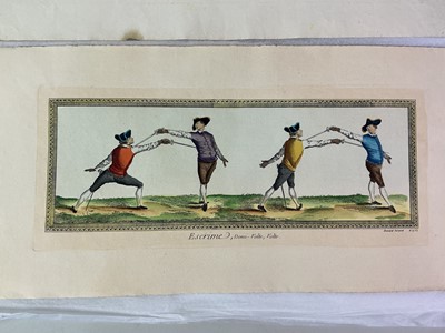 Lot 3 - BENARD DIREXIT, GROUP OF TEN COLOURED PRINTS