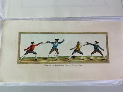 Lot 3 - BENARD DIREXIT, GROUP OF TEN COLOURED PRINTS