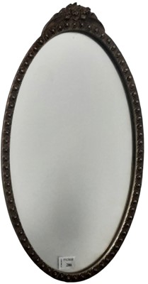 Lot 286 - GILT FRAMED WALL MIRROR