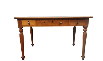 Lot 465 - SATIN WOOD WRITING DESK
