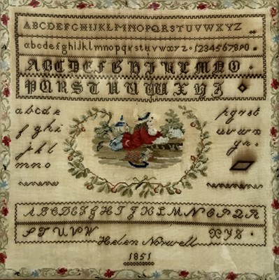 Lot 487 - VICTORIAN SAMPLER