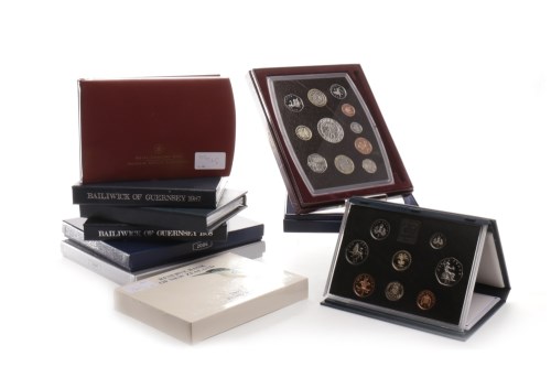 Lot 546 - TEN UK AND OTHER PROOF COINS SETS including a...