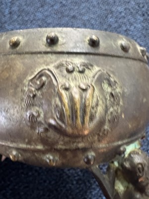 Lot 1400 - CHINESE BRONZE CENSER