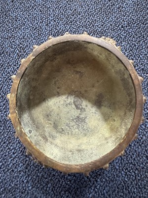 Lot 1400 - CHINESE BRONZE CENSER