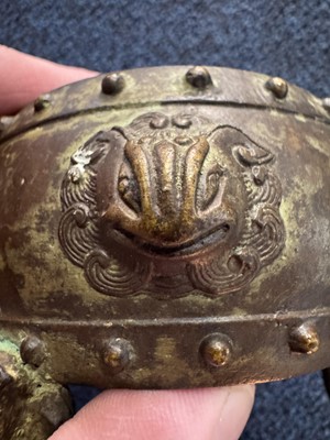 Lot 1400 - CHINESE BRONZE CENSER