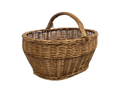 Lot 520 - GROUP OF WICKER STORAGE BOXES AND BOWLS