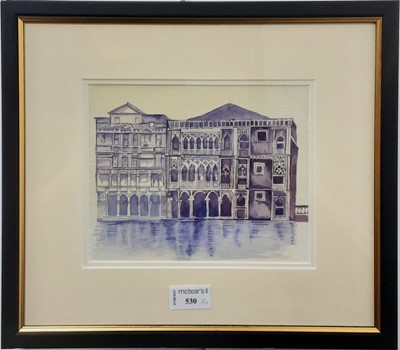 Lot 530 - GROUP OF WATERCOLOURS