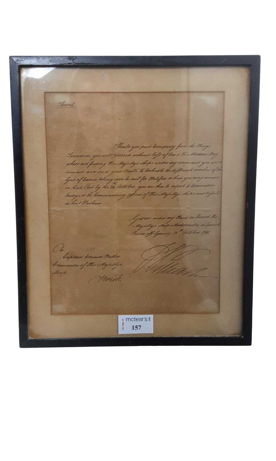 Lot 157 - WILLIAM IV (SAILOR KING)