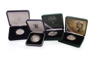 Lot 560 - TEN SILVER PROOF COINS all in capsules, in...