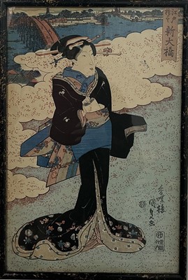 Lot 1404 - KUNISADA, JAPANESE WOODBLOCK PRINT