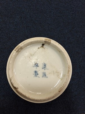 Lot 1405 - CHINESE BLUE AND WHITE VASE