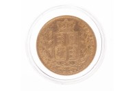 Lot 567 - GOLD SOVEREIGN DATED 1850