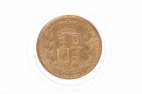 Lot 572 - GOLD SOVEREIGN DATED 1855