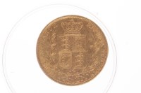 Lot 574 - GOLD SOVEREIGN DATED 1857