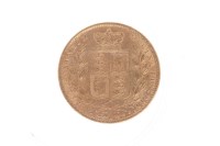 Lot 575 - GOLD SOVEREIGN DATED 1859