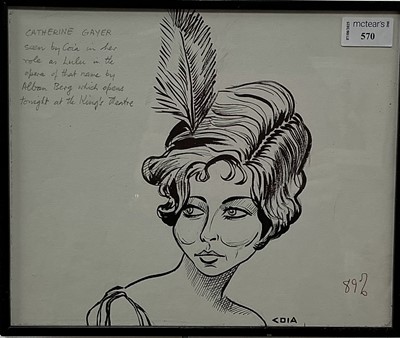 Lot 570 - * EMILIO COIA (SCOTTISH 1911 - 1997)