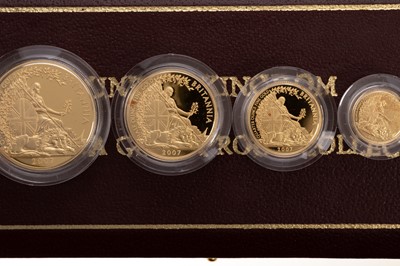 Lot 14 - ELIZABETH II BRITANNIA COLLECTION GOLD PROOF FOUR COIN SET