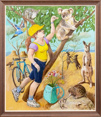 Lot 313 - JOHN JOHNSTONE SSA (SCOTTISH b. 1941)