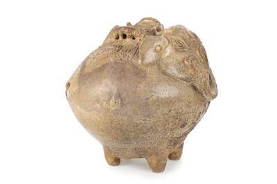 Lot 1416 - EAST ASIAN POTTERY JAR