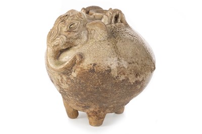 Lot 1416 - EAST ASIAN POTTERY JAR