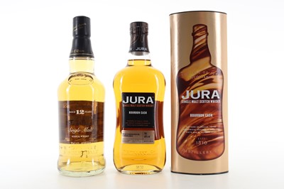 Lot 367 - JURA BOURBON CASK AND BEN BRACKEN 12 YEAR OLD