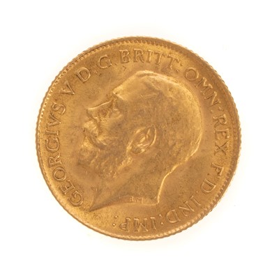 Lot 16 - GEORGE V GOLD HALF SOVEREIGN