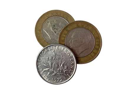 Lot 699 - GROUP OF COINS AND BANKNOTES