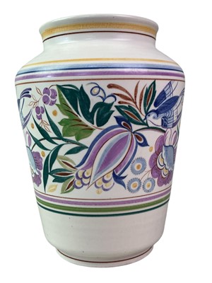 Lot 709 - POOLE POTTERY BALUSTER VASE