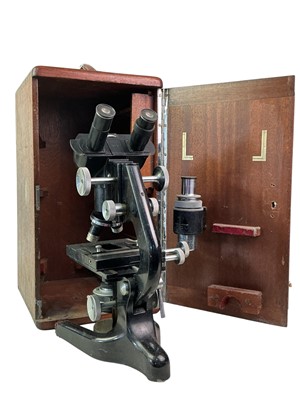 Lot 754 - 'BACTIL BINOCULAR' MICROSCOPE